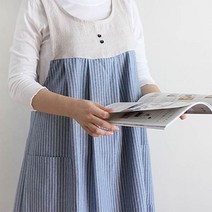 코지라인 앞치마(3color), 블랙