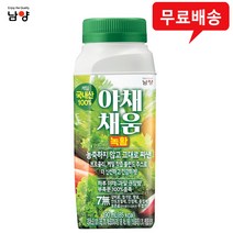 남양 야채채움 녹황 190mlx12팩/야채착즙주스/무배