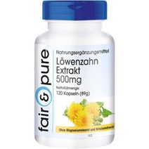 독일직구 민들레 추출물 500mg 민들레 뿌리 10배 농축 비건 무마그네슘 스테아레이트 120 민들레 추출물 캡슐, 수량, 상세참조