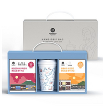 맥널티커피 핸드드립 행복 커피세트, 에티오피아 예가체프 G2 8g x 7p + 콜롬비아 수프리모 8g x 7p + 리유저블컵, 2세트