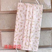 패션 마스크 일회용 컬러 대형 색깔 숨쉬기 편한 3중 덴탈 50매 A01, 플라워50개
