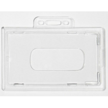 사원증목걸이줄 집게형 클립형 아크릴케이스 일반형, 1개, 케이스가로