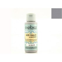 헤리티지공예 CADENCE 베리쵸키 글라스 데코 울트라 매트 물감 59ml (무광 수성 유리 글라스 포슬린 물감), 18.그레이(CG1364)