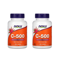 Now Foods 나우 푸드 로즈힙 함유 C-500 250정 아스코르브산 2개