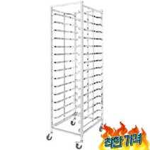 한식뷔페 대 급식 운반카트 이동 트롤리 -, 12층 두꺼운 사각 튜브