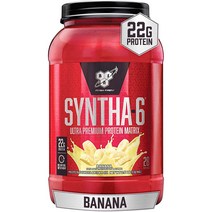 BSN 신타6 단백질 파우더 SYNTHA6 웨이프로틴 쿠키앤크림맛 1.32kg 28회분, 28 Servings + 바나나, 1개