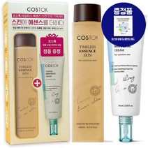 코스톡 타임리스 에센스 스킨 200ml 수딩 아쿠아크림 70ml 기획세트 미백 주름 개선 피부보습 클렌징패드증정, 단품