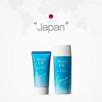 비오레 선크림 워터리젤 에센스 SPF50, 50g, 4개