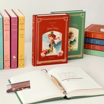 클래식 양장 노트 v3 고전 명작 일러스트 다이어리 일기장 빨간머리앤 어린왕자 피터팬 작은아씨들 피터팬, 키다리아저씨