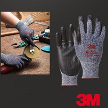공업사 정비 조립작업용 3M 반코팅장갑 건설현장 택배기사 추천 철공소 DIY, S