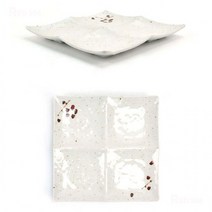 jc_반찬 26.5cm 찬기 일식 간식 나눔접시 길이 칸칸 4칸 반찬그릇 접시 한정식, 4호