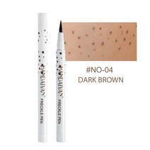 Face Freckles Pen Natural Eyeliner Dot Spots Waterproof Lifelike Embellishment Concealer, 한개옵션1, 04 04 dark brown