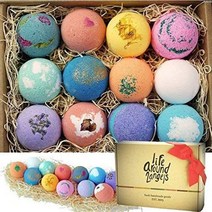 목욕 배쓰밤 선물 세트 12 미국산 친구를 위한 수제 생일 어머니의 날 선물 아이디어 입욕제, Best Selling