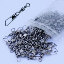 씨타임 핀도래 덕용 대용량 실속형 회전도래채용 모노낚시, 100개