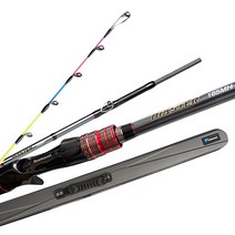 시마운트 마스터 165MH +가방/문어 낚시대 올카본 문어대 선상 로드, 마스터 165MH +로드케이스