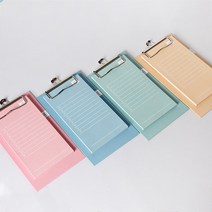 톡톡팬시 CMYK 컬러 떡메모지 미니 클립보드 세트 메모지 50매, 민트