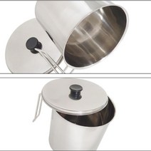 음식물처리 잔반처리 음식물수거 음식물폐기 스텐 음식물 쓰레기통 3.5L 대