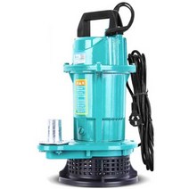 집수정 펌프 오수 배수 수중 펌프 1마력 양수기 관개, 고급형 2200W x 1인치 x 10m 캔버스