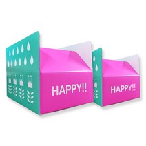 마음을 전하는 메세지박스 해피박스 택배박스 포장박스 선물상자, DHP302412B(50장)