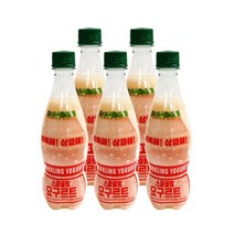 야구르트 스파클링 요구르트 유산균 야쿠르트 400ml 5개, 상세페이지 참조