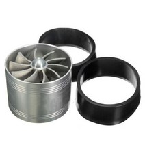 범용 64.5 x 50mm 자동차 공기 필터 오픈 흡기 필터 팬 연료 가스 보호기 과급기, 은