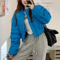 대박난박양 누빔 크롭 패딩