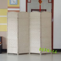 나무 접이식 병풍 파티션 리 가림막 공간분리 가벽 알파룸 냉장고 분할, 2m 높이 50cm 폭 상하 오픈