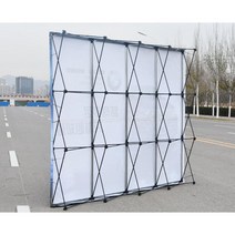 홍보 전시 부스 접이식 트러스 포토존 행사 배경 스크린, 알루미늄 트러스 230x230cm