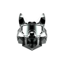 1+1 자이언트블락 자동차 방향제 새차선물 명품 석고 송풍구 울프 불독 디퓨저, 로즈골드, 베이비파우더