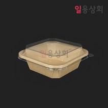 [ILYONG] 종이도시락 HC ZF500 팔각형 크라프트 300세트, 단품, 단품
