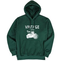 빈스패밀리 빈티지 오토바이 특양면 기모 후드티셔츠 남녀공용 6 COLOR