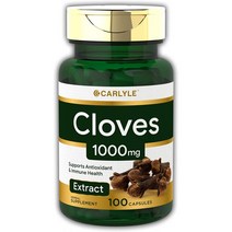 정향 보충제 | 1000mg | 120 캡슐 | 비 GMO 글루텐 무료 | 칼라일, 1