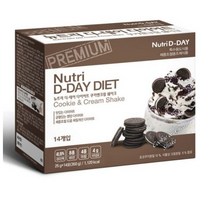 뉴트리디데이 다이어트 쿠키앤크림 체중조절 쉐이크, 25g, 14개입