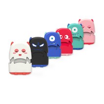 달자샵 1+1 휴대용 도깨비 의류 스탬프 안지워지는 면 네임 도장 가방 신발 다용도 분실방지 스탬프, 1Pcs+1Pcs, 랜덤