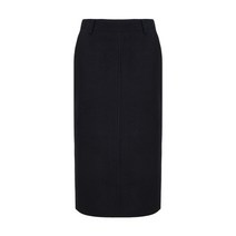 헤지스레이디스 (HSSK2D932) 네이비 단색 울 스커트