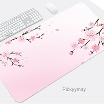 마우스 손목쿠션 손목받침대 손목보호대블랙 마우스 패드 벚꽃 데스크 매트 핑크 사쿠라 쿠션 키보드 컴퓨, 07 7_12 400x900x4mm
