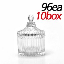 강군샵 캔들 용기 메리고 라운드 투명 90ml-96개(10박스)/도매, 단품