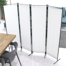 미테 세미 파티션 철제 칸막이 가벽 가림막, 세미파티션(화이트)한칸당