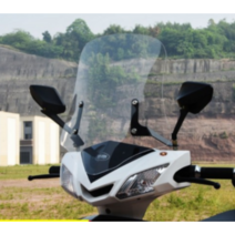 Ogfaour 범용 스쿠터 윈드 스크린 스즈키 올뉴어드레스 혼다 엘리트 클릭 125 SCR110 오토바이, 4.0두께/바람막이(간격35-38)개