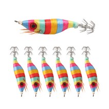 왕눈이 색동 에기 25개 세트 쭈꾸미갑오징어문어, 단품