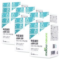 락토페린 산양유 초유 프로틴 유청 단백질 분말 스틱, 90g, 6개