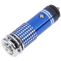 휴대용 미니 소형 공기청정기고품질 12V 미니 자동차 차량 공기 청정기 신선한 음이온 산소 바 오존 이오나, 03 파란