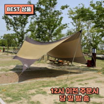 더 레이브 캠핑용 헥사 핵사 타프 세트 그늘막