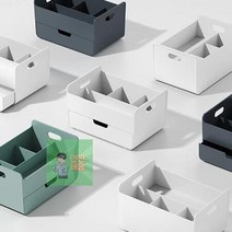 콤보 데스크 오거나이저 사무실 책상 꾸미기 정리함 데스크테리어, 프러시안블루