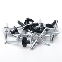 20-40pcs 알루미늄 대형 플랜지 팝 오픈 중공 블라인드 리벳 캡 리프 볼트 스포이드 셀프 플러그 장식 풀, 02 8mm_03 20Pcs (M5 White)