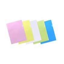 A4 반투명 L자 파일 엘홀더 L홀더 화일 10매팩, 백색