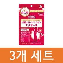 이노치노하하 이소플라본 30정 3개세트 약3개월분 갱년기 여성호르몬 영양제 고바야시제약 건강보조식품, 3개