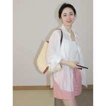 가디건 빈티지 숄 루즈핏 패션 아사면 오피스룩 아우터 얇은 여행룩 여자남방