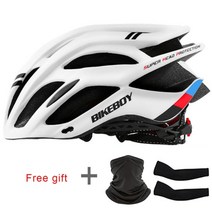 자전거 헬멧 성인용 로드 인라인 MTB 산악자전거bikeboy 사이클링 헬멧 초경량, m 54-62cm, 하얀색