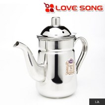 [ILΞ6] 러브송 크라운 스텐 포트 1.2L 물주전자 호텔주 부페주 뷔페주 워터롱 업소용주 레스주_Eη3270Ml, Ξ해당상품η